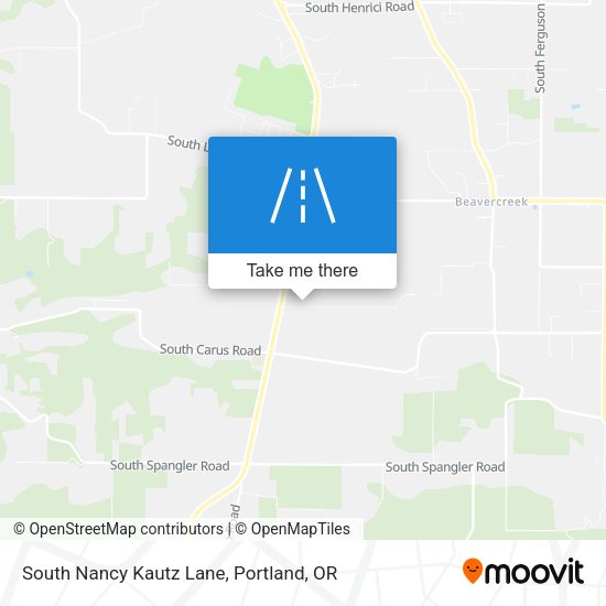 South Nancy Kautz Lane map