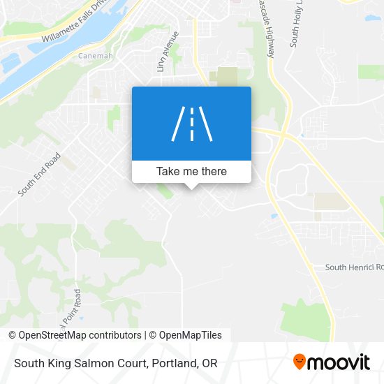Mapa de South King Salmon Court