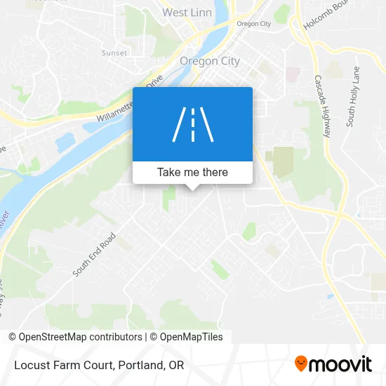 Locust Farm Court map