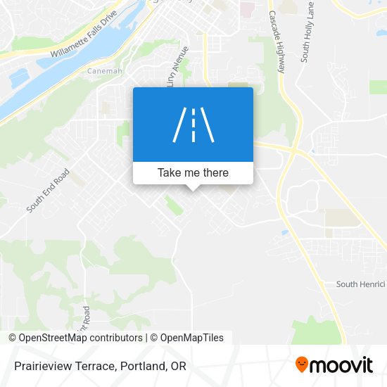 Prairieview Terrace map