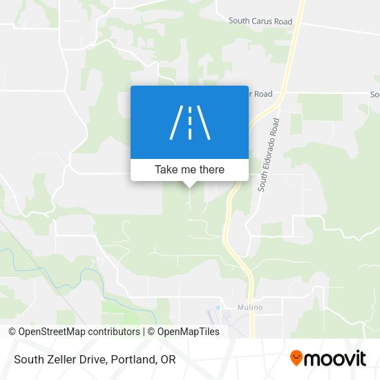 South Zeller Drive map