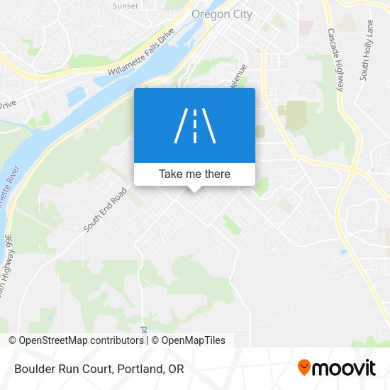 Mapa de Boulder Run Court