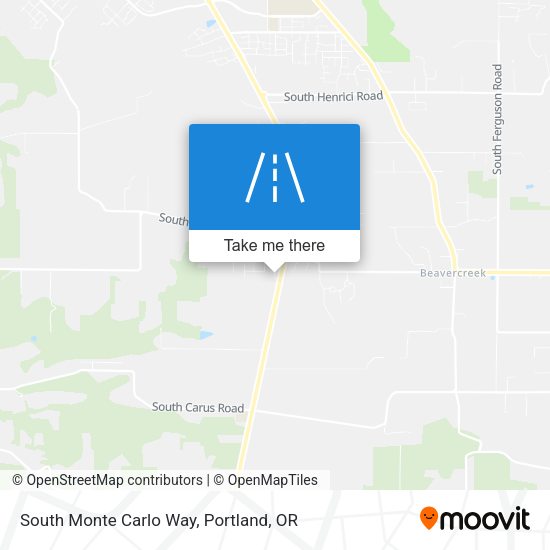 South Monte Carlo Way map