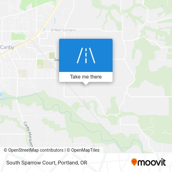 South Sparrow Court map
