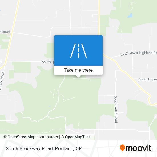 South Brockway Road map