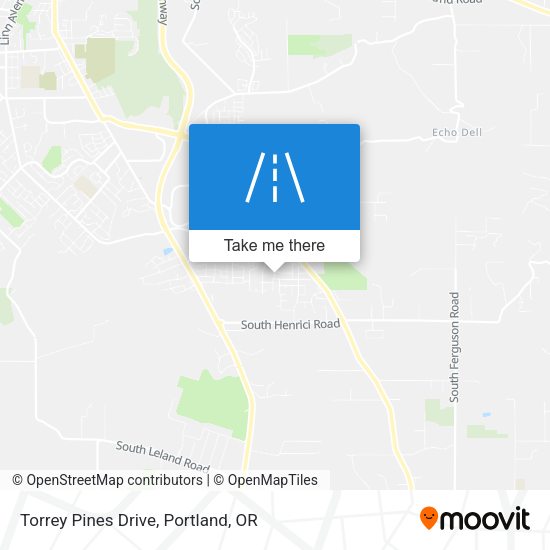 Mapa de Torrey Pines Drive