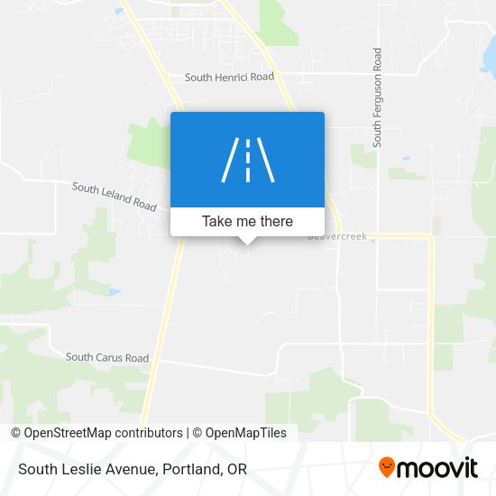 Mapa de South Leslie Avenue