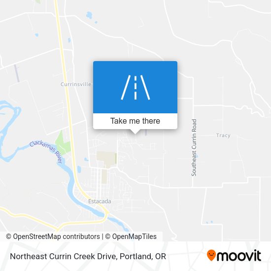 Mapa de Northeast Currin Creek Drive