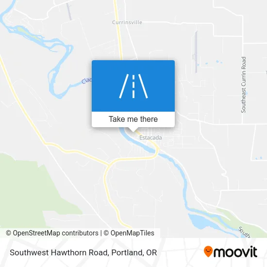 Southwest Hawthorn Road map