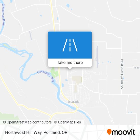 Northwest Hill Way map