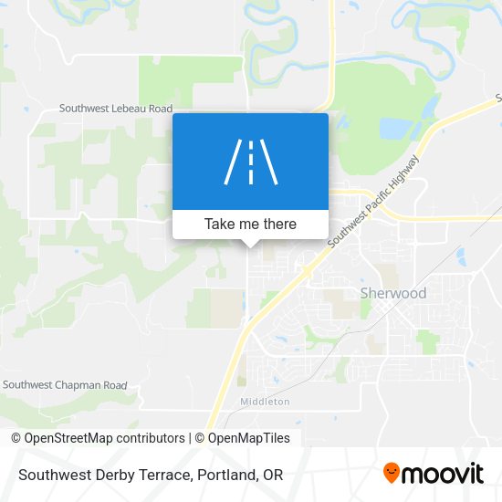 Southwest Derby Terrace map