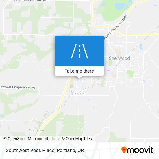 Southwest Voss Place map