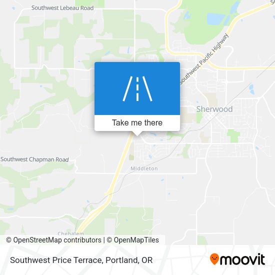 Southwest Price Terrace map