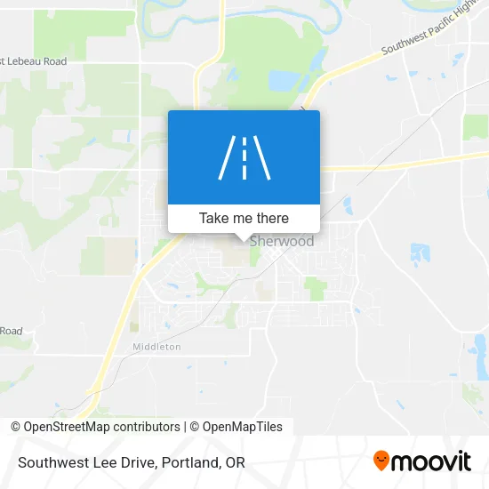 Southwest Lee Drive map