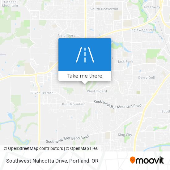 Southwest Nahcotta Drive map