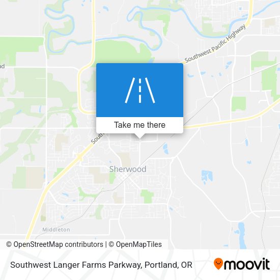 Southwest Langer Farms Parkway map