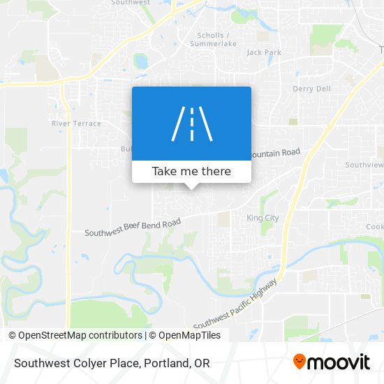 Mapa de Southwest Colyer Place