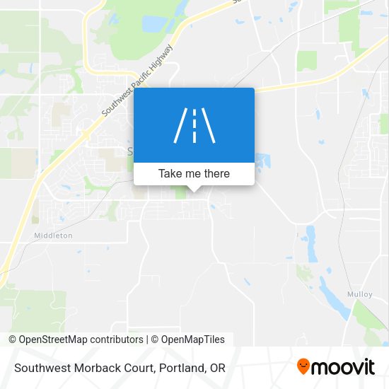 Southwest Morback Court map