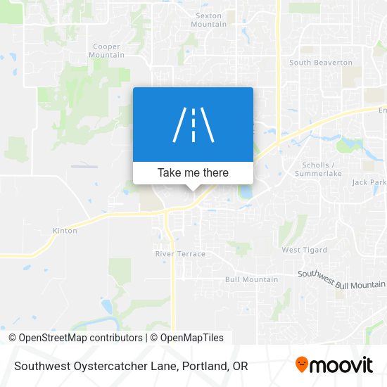 Southwest Oystercatcher Lane map