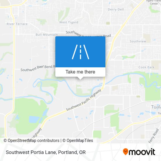 Mapa de Southwest Portia Lane