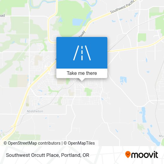 Southwest Orcutt Place map