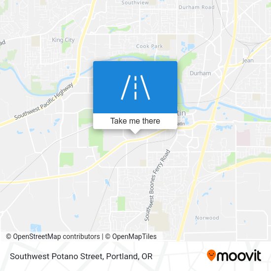 Mapa de Southwest Potano Street