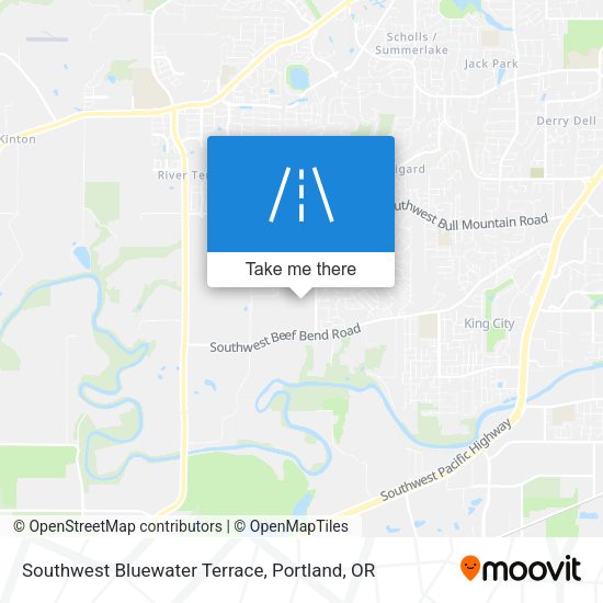 Mapa de Southwest Bluewater Terrace