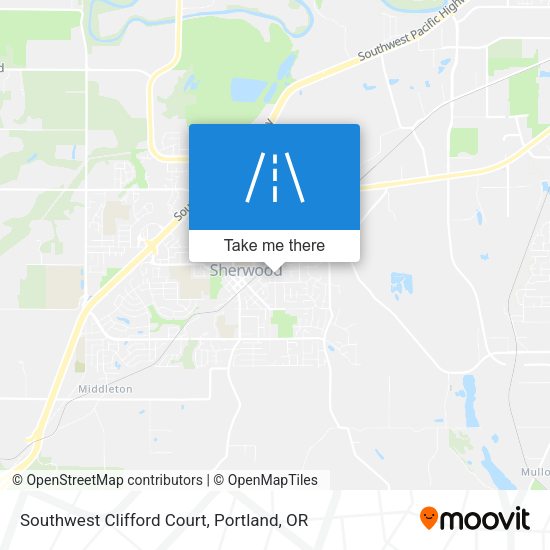 Mapa de Southwest Clifford Court