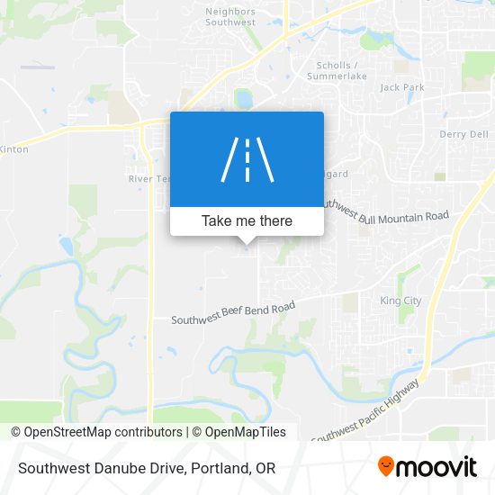 Mapa de Southwest Danube Drive
