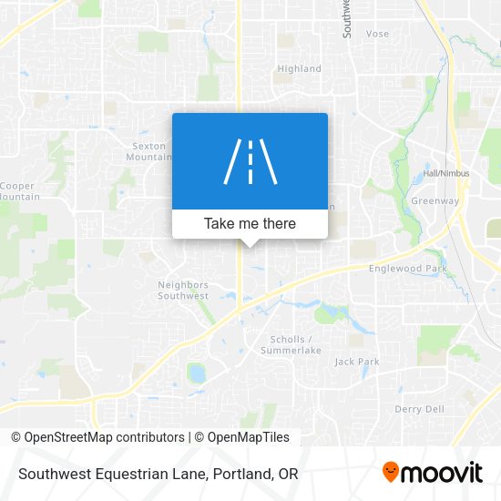 Southwest Equestrian Lane map