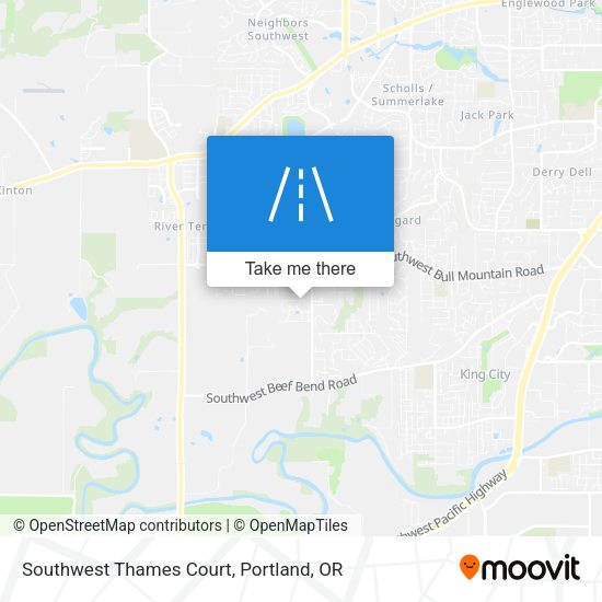 Southwest Thames Court map