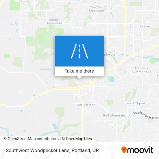 Southwest Woodpecker Lane map