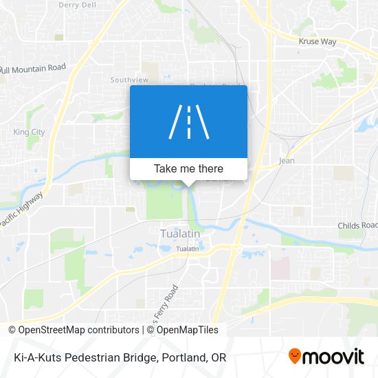 Mapa de Ki-A-Kuts Pedestrian Bridge