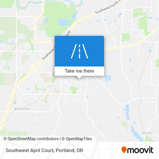 Southwest April Court map