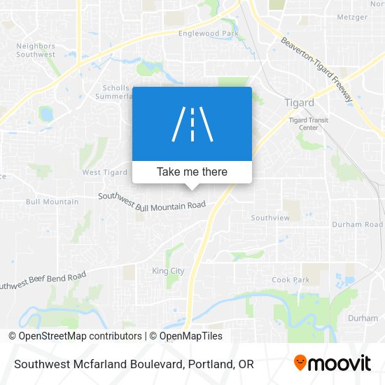 Mapa de Southwest Mcfarland Boulevard