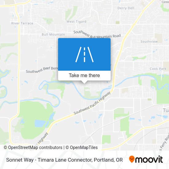 Mapa de Sonnet Way - Timara Lane Connector