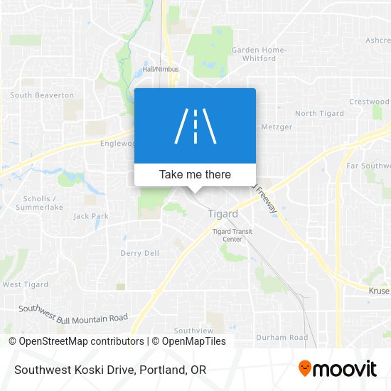 Mapa de Southwest Koski Drive