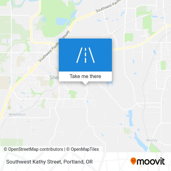 Southwest Kathy Street map