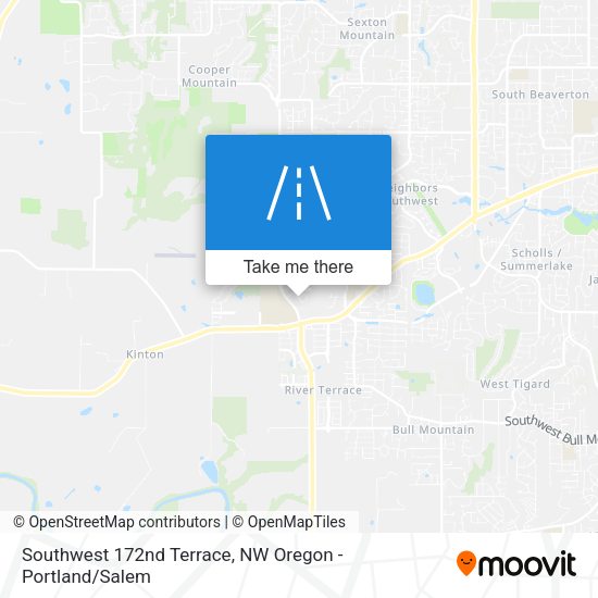 Mapa de Southwest 172nd Terrace