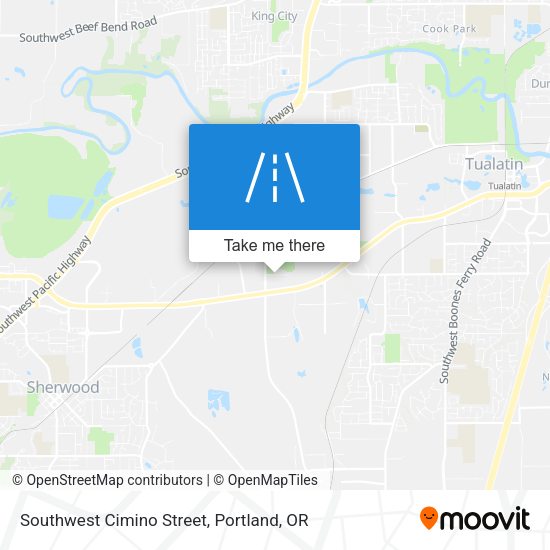 Southwest Cimino Street map