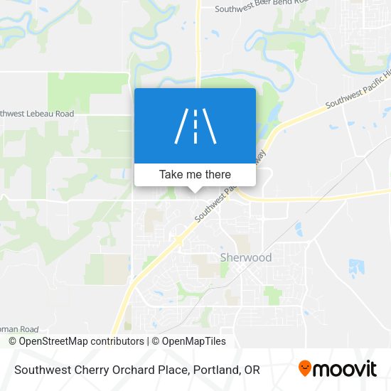 Mapa de Southwest Cherry Orchard Place