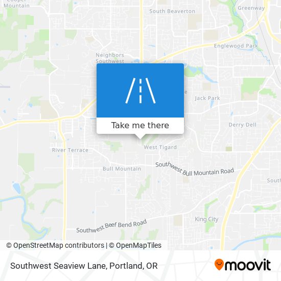 Mapa de Southwest Seaview Lane
