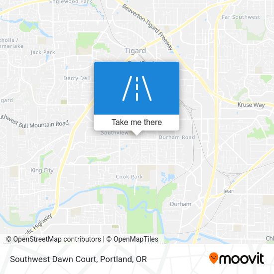 Mapa de Southwest Dawn Court