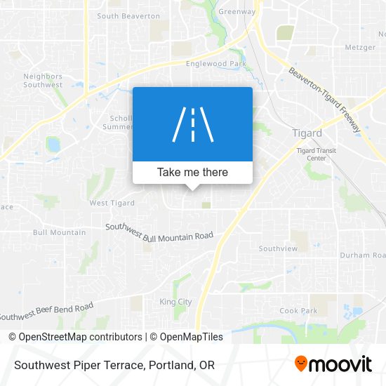 Mapa de Southwest Piper Terrace