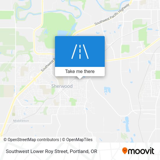 Mapa de Southwest Lower Roy Street