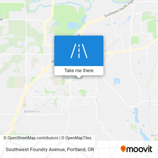 Southwest Foundry Avenue map