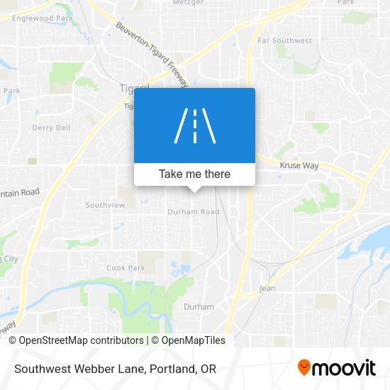 Southwest Webber Lane map