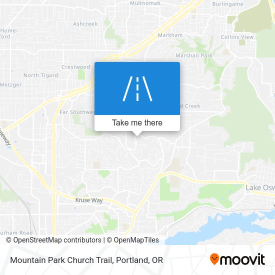 Mountain Park Church Trail map