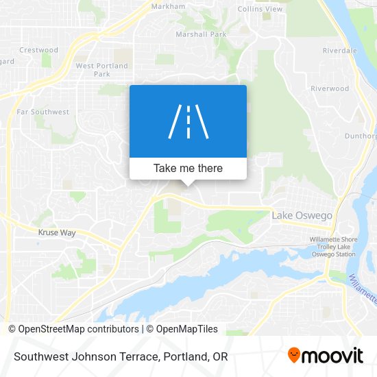 Southwest Johnson Terrace map
