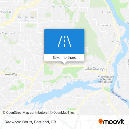 Mapa de Redwood Court